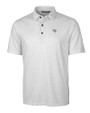 Wake Forest Demon Deacons Cutter & Buck Pike Double Dot Print Stretch Mens Polo Charcoal Mannequin