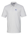Air Force Falcons Cutter & Buck Pike Double Dot Print Stretch Mens Polo White Mannequin