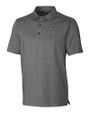 Dartmouth Big Green Cutter & Buck Forge Heathered Stretch Mens Polo Charcoal Heather Mannequin