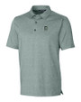 Dartmouth Big Green Cutter & Buck Forge Heathered Stretch Mens Polo Hunter Heather Mannequin