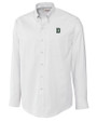 Dartmouth Big Green Cutter & Buck Epic Easy Care Nailshead Mens Big and Tall Long Sleeve Dress Shirt White Mannequin