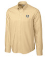 Utah State Aggies Cutter & Buck Epic Easy Care Nailshead Mens Long Sleeve Dress Shirt Desert Mannequin