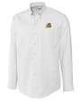 Bryant University Bulldogs Cutter & Buck Epic Easy Care Nailshead Mens Long Sleeve Dress Shirt White Mannequin