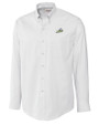 Florida Gulf Coast Eagles Cutter & Buck Epic Easy Care Nailshead Mens Long Sleeve Dress Shirt White Mannequin