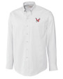 Eastern Washington Eagles Cutter & Buck Epic Easy Care Nailshead Mens Long Sleeve Dress Shirt White Mannequin