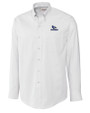 Creighton Bluejays Cutter & Buck Epic Easy Care Nailshead Mens Long Sleeve Dress Shirt White Mannequin
