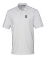 Dartmouth Big Green Cutter & Buck Pike Double Dot Print Stretch Mens Polo White Mannequin