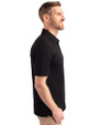 Dartmouth Big Green Cutter & Buck Advantage Eco Tri-Blend Pique Mens Big and Tall Polo Black Side