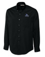 Creighton Bluejays Cutter & Buck Epic Easy Care Fine Twill Mens Big and Tall Dress Shirt Black Mannequin