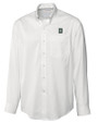 Dartmouth Big Green Cutter & Buck Epic Easy Care Fine Twill Mens Long Sleeve Dress Shirt White Mannequin