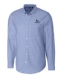 Creighton Bluejays Cutter & Buck Stretch Oxford Mens Long Sleeve Dress Shirt French Blue Mannequin