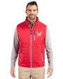 Eastern Washington Eagles Cutter & Buck Rainier PrimaLoft® Mens Big and Tall Eco Insulated Full Zip Puffer Vest Red Front