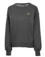 Florida Gulf Coast Eagles Cutter & Buck Saturday Cotton Blend Womens Crew Neck Sweatshirt Charcoal Heather Mannequin