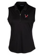 Eastern Washington Eagles Cutter & Buck Forge Stretch Womens Sleeveless Polo BL_MANN_HG 