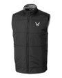 Eastern Washington Eagles Cutter & Buck Stealth Hybrid Quilted Mens Windbreaker Vest BL_MANN_HG 