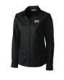 UNLV Rebels Cutter & Buck Epic Easy Care Fine Twill Womens Long Sleeve Dress Shirt Black Mannequin