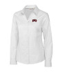 UNLV Rebels Cutter & Buck Epic Easy Care Fine Twill Womens Long Sleeve Dress Shirt White Mannequin