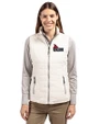 Central Missouri Mules Cutter & Buck Rainier PrimaLoft® Womens Eco Insulated Full Zip Puffer Vest Coconut Front