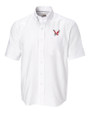 Eastern Washington Eagles Cutter & Buck Epic Easy Care Nailshead Mens Short Sleeve Dress Shirt White Mannequin