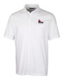 Central Missouri Mules Cutter & Buck Advantage Tri-Blend Jersey Mens Pocket Polo White Mannequin