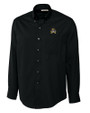 East Carolina Pirates Cutter & Buck Epic Easy Care Fine Twill Mens Big and Tall Dress Shirt Black Mannequin