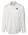 East Carolina Pirates Cutter & Buck Epic Easy Care Fine Twill Mens Long Sleeve Dress Shirt White Mannequin