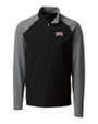 UNLV Rebels Cutter & Buck Response Lightweight Hybrid Quarter Zip Mens Pullover Windbreaker Black Mannequin