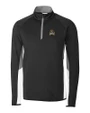 East Carolina Pirates Cutter & Buck Traverse Colorblock Stretch Quarter Zip Mens Pullover Black Mannequin