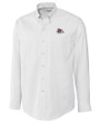 Fresno State Bulldogs Cutter & Buck Epic Easy Care Nailshead Mens Big and Tall Long Sleeve Dress Shirt White Mannequin