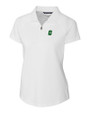 Charlotte 49ers Cutter & Buck Forge Stretch Womens Short Sleeve Polo White Mannequin