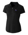 Louisiana Tech Bulldogs Cutter & Buck Forge Stretch Womens Short Sleeve Polo Black Mannequin