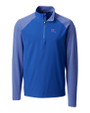 Louisiana Tech Bulldogs Cutter & Buck Response Lightweight Hybrid Quarter Zip Mens Pullover Windbreaker Chelan Blue Mannequin