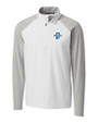 Indiana State Sycamores Cutter & Buck Response Lightweight Hybrid Quarter Zip Mens Pullover Windbreaker White Mannequin