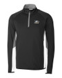 Georgia Southern Eagles Cutter & Buck Traverse Colorblock Stretch Quarter Zip Mens Pullover Black Mannequin