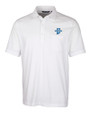 Indiana State Sycamores Cutter & Buck Advantage Tri-Blend Jersey Mens Pocket Polo White Mannequin