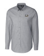 Georgia Southern Eagles Cutter & Buck Stretch Oxford Mens Long Sleeve Dress Shirt Charcoal Mannequin