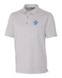 Indiana State Sycamores Cutter & Buck Forge Heathered Stretch Mens Polo Polished Heather Mannequin