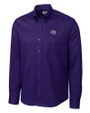 Stephen F Austin Lumberjacks Cutter & Buck Epic Easy Care Nailshead Mens Long Sleeve Dress Shirt College Purple Mannequin
