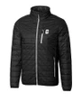 Charlotte 49ers Cutter & Buck Rainier PrimaLoft®  Mens Big and Tall Eco Insulated Puffer Jacket Black Mannequin