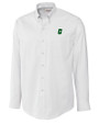 Charlotte 49ers Cutter & Buck Epic Easy Care Nailshead Mens Big and Tall Long Sleeve Dress Shirt White Mannequin