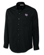 Stephen F Austin Lumberjacks Cutter & Buck Epic Easy Care Fine Twill Mens Big and Tall Dress Shirt Black Mannequin