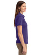 Stephen F Austin Lumberjacks Cutter & Buck Prospect Eco Textured Stretch Recycled Womens Short Sleeve Polo College Purple Side