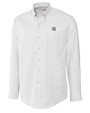 Georgetown Hoyas Cutter & Buck Epic Easy Care Nailshead Mens Big and Tall Long Sleeve Dress Shirt White Mannequin