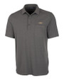 James Madison Dukes Cutter & Buck Advantage Tri-Blend Jersey Mens Pocket Polo Elemental Grey Heather Mannequin