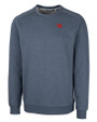 Dayton Flyers Cutter & Buck Saturday Cotton Blend Mens Crew Neck Sweatshirt Navy Blue Heather Mannequin