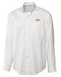 James Madison Dukes Cutter & Buck Epic Easy Care Fine Twill Mens Long Sleeve Dress Shirt White Mannequin