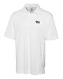 Pitt Panthers Cutter & Buck Genre Textured Solid Mens Polo White Mannequin