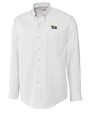 Pitt Panthers Cutter & Buck Epic Easy Care Nailshead Mens Big and Tall Long Sleeve Dress Shirt White Mannequin