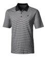 Providence Friars Cutter & Buck Forge Tonal Stripe Stretch Mens Big and Tall Polo Black Mannequin