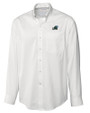 Tulane Green Wave Cutter & Buck Epic Easy Care Fine Twill Mens Big and Tall Dress Shirt White Mannequin